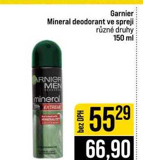 Garnier Mineral deodorant ve spreji různé druhy 150 ml 