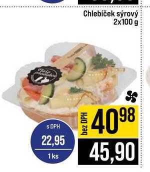 Chlebíček sýrový 2x100 g 