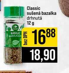 Classic sušená bazalka drhnutá 12 g