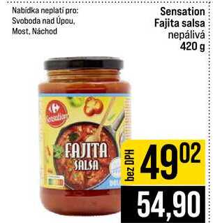 Sensation Fajita salsa nepálivá 420 g