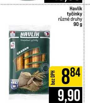 Havlík tyčinky různé druhy 90 g