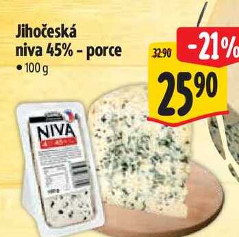 Jihočeská niva 45% - porce 100 g