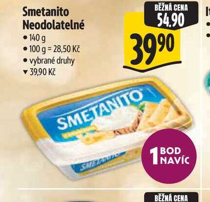 Smetanito Neodolatelné  140 g  