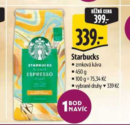  Starbucks zrnková káva 450 g  