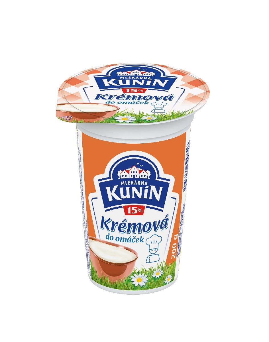 Kunín Krémová do omáček 15%, 190 g