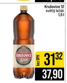 Krušovice 12 světlý ležák 1,5l