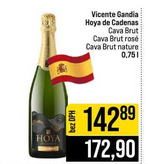 Vicente Gandia Hoya de Cadenas Cava Brut Cava Brut rosé Cava Brut nature 0,75l
