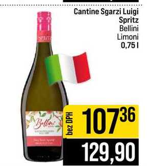 Cantine Sgarzi Luigi Spritz Bellini Limoni 0,75l 