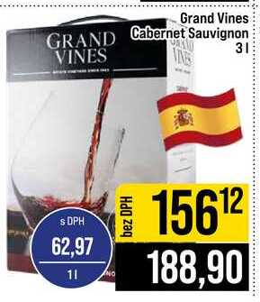 Grand Vines Cabernet Sauvignon 3l