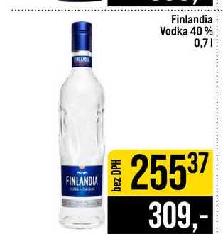 Finlandia Vodka 40 % 0,7l