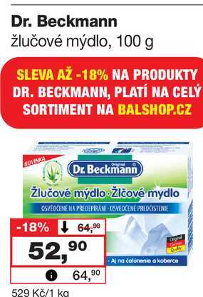 Dr. Beckmann žlučové mýdlo, 100 g