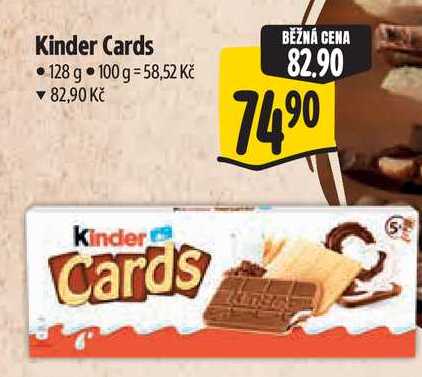 Kinder Cards 128 g