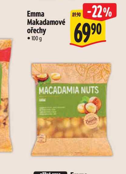 Emma Makadamové ořechy   100 g  