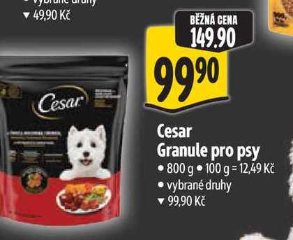 Cesar Granule pro psy 800 g