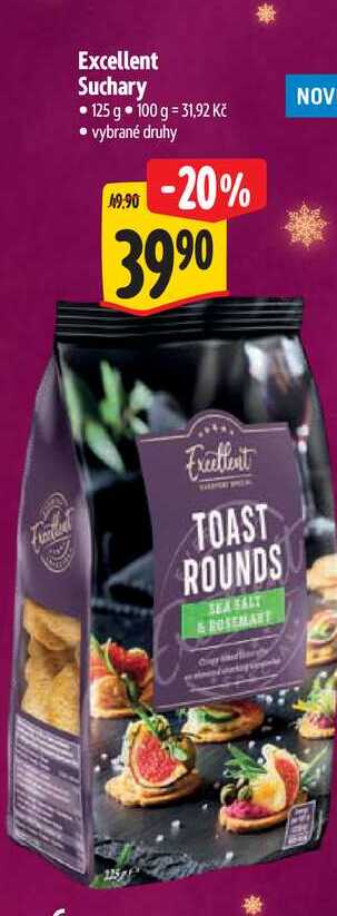 Excellent Suchary 125 g