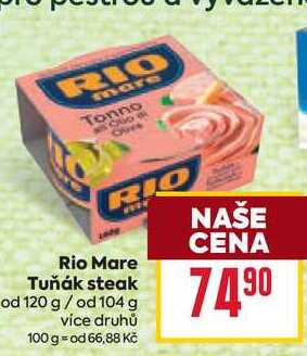 Rio Mare Tuňák steak od 120 g / od 104 g