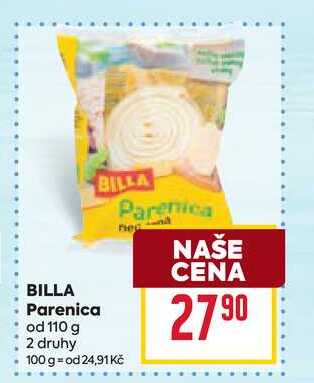 BILLA Parenica od 110 g
