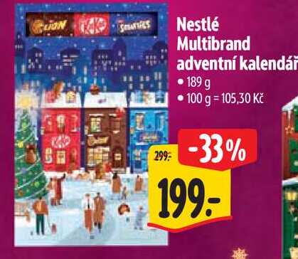 Nestlé Multibrand adventní kalendář, 189 g