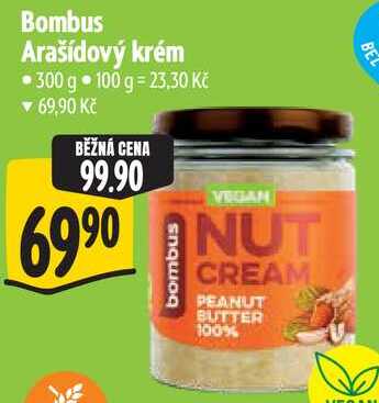 Bombus Arašídový krém, 300 g
