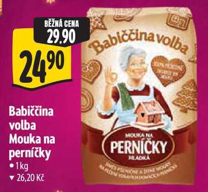 Babiččina volba Mouka na perníčky, 1 kg