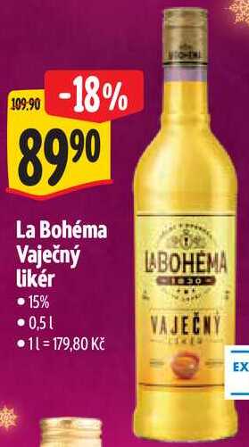 La Bohéma Vaječný Likér, 0,5 l