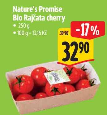 Nature's Promise Bio Rajčata cherry, 250 g