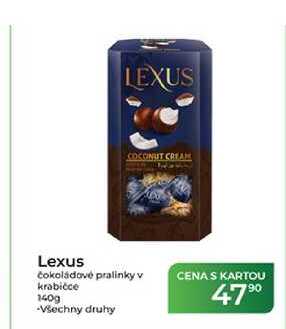 Lexus čokoládové pralinky v krabičce 140g