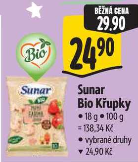 Sunar Bio Křupky, 18 g