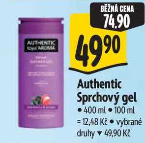 Authentic Sprchový gel, 400 ml 