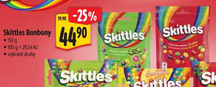 Skittles Bonbony, 152 g