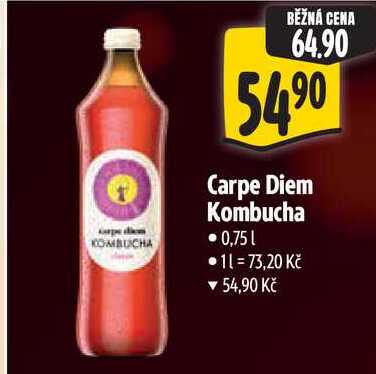 Carpe Diem Kombucha, 0,75 l
