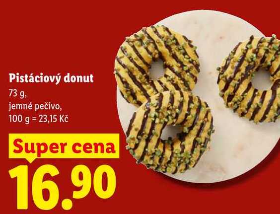 Pistáciový donut, 73 g