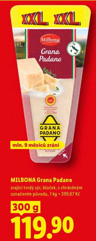 MILBONA Grana Padano, 300 g