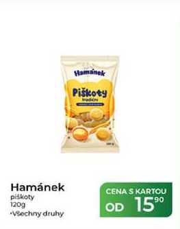 Hamánek piškoty 120g