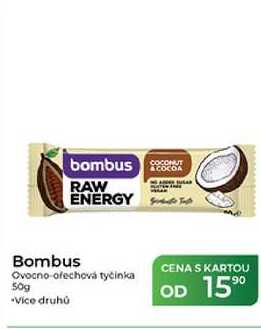 Bombus Ovocno ořechová tyčinka 50g   v akci