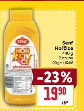 Senf Hořčice 440 g
