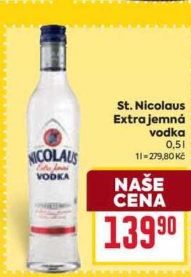 St. Nicolaus Extra jemná vodka 0,5l
