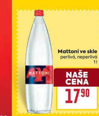 Mattoni ve skle perlivá, neperlivá 1l