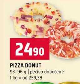 PIZZA DONUT 93-96 g pečivo dopečené