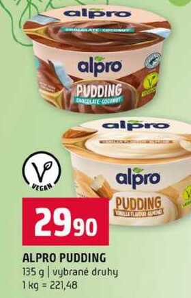 ALPRO PUDDING 135 g vybrané druhy 