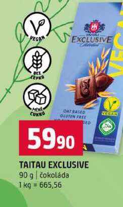 TAITAU EXCLUSIVE 90 g čokoláda