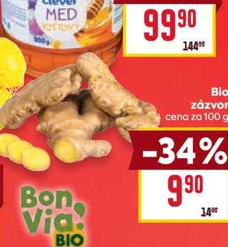 BIO Bio zázvor cena za 100 g