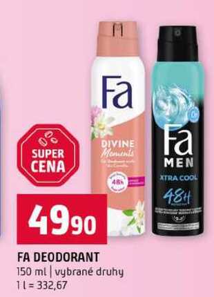 FA DEODORANT 150 ml vybrané druhy