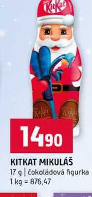 KITKAT MIKULÁŠ 17 g čokoládová figurka
