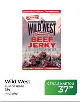 Wild West sušené maso 25g