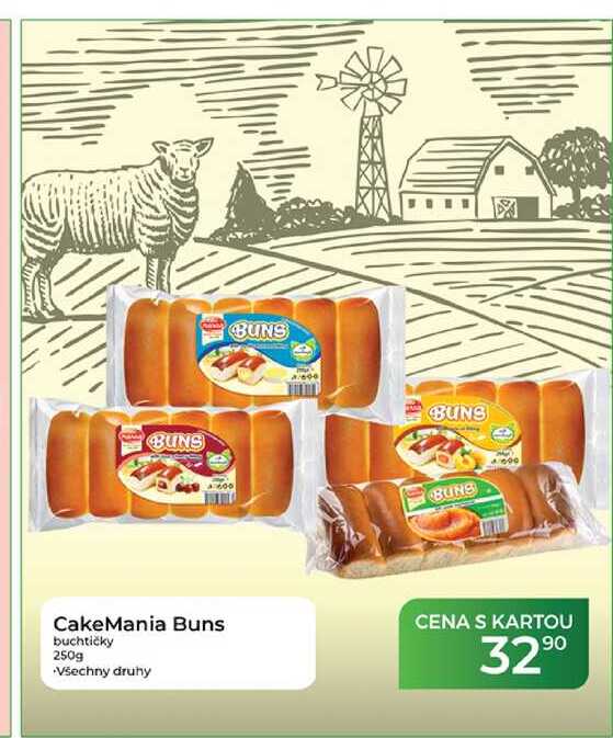 CakeMania Buns buchtičky 250g