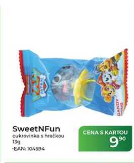 SweetNFun cukrovinka s hračkou 13g