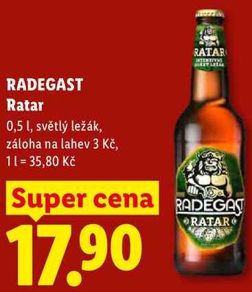 RADEGAST Ratar, 0,5 l