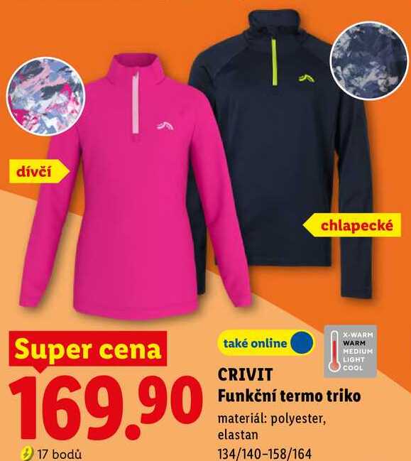 CRIVIT Funkční termo triko