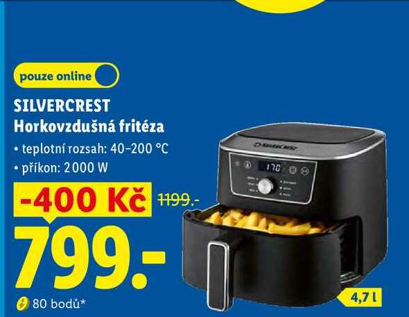SILVERCREST Horkovzdušná fritéza